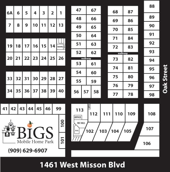 Mobile Home Park Map