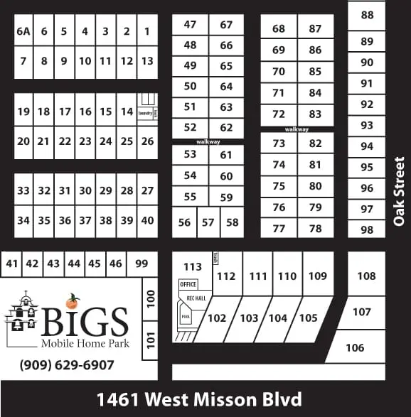 Mobile Home Park Map